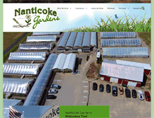 Tablet Screenshot of nanticokegardens.com
